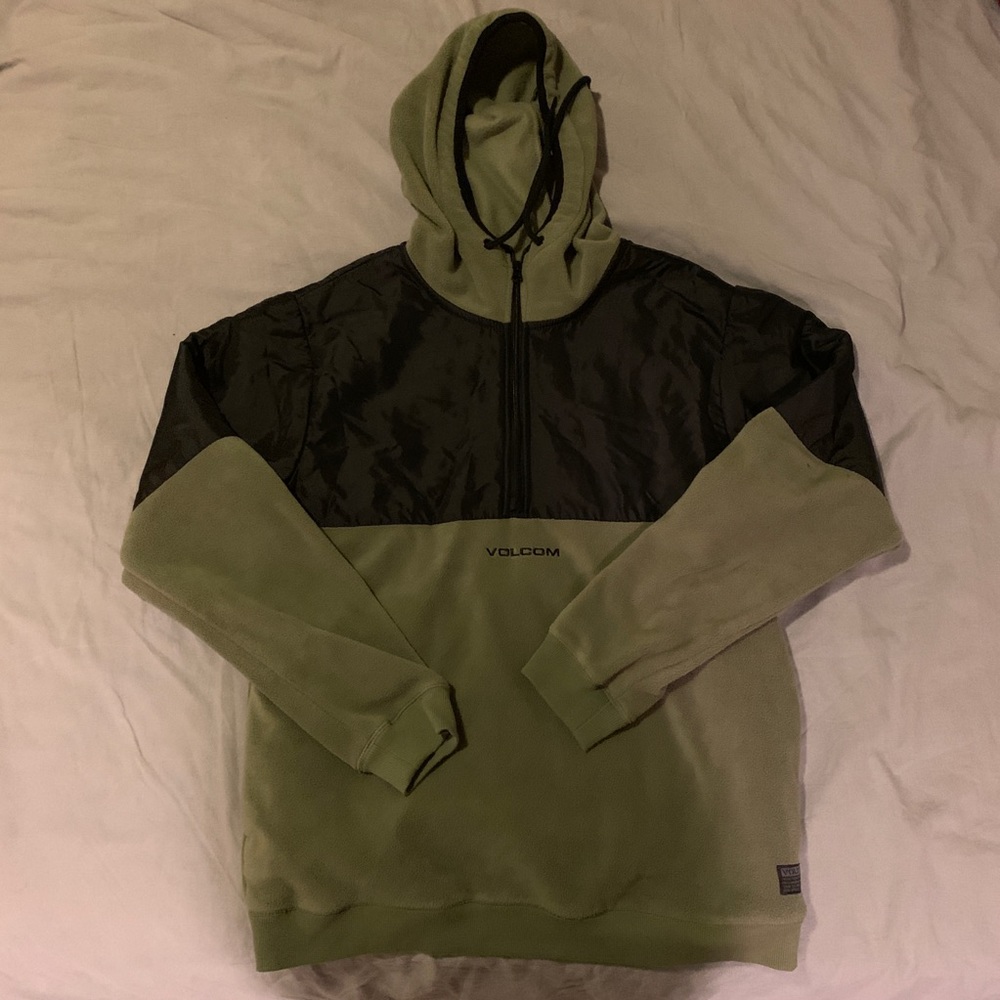 Volcom Olive Green Pullover Hoodie